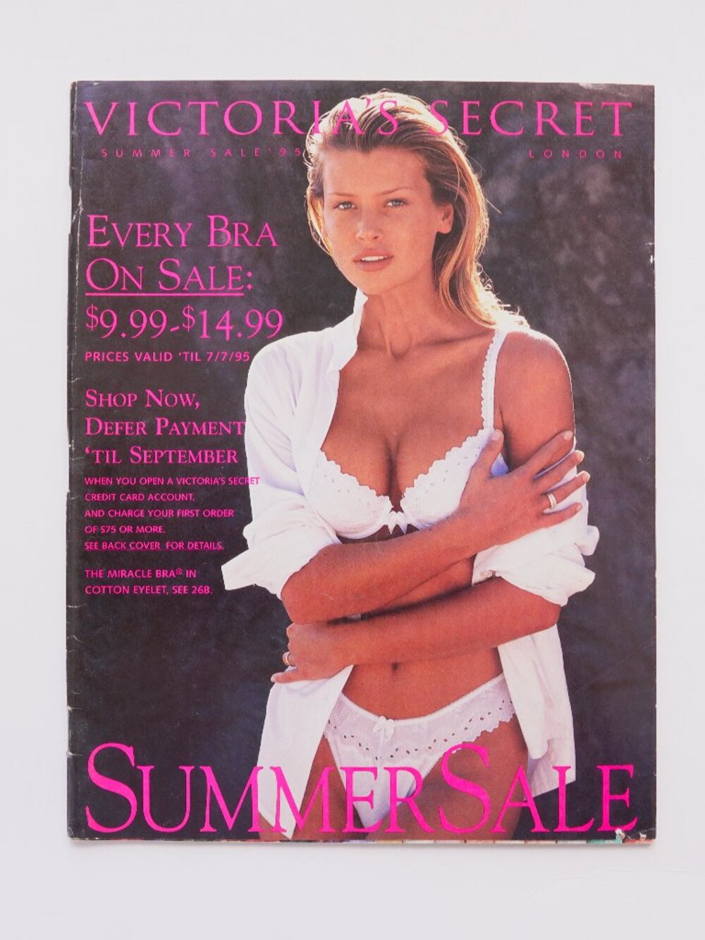 Victoria's Secret Summer Sale 1995 Catalog Vintage